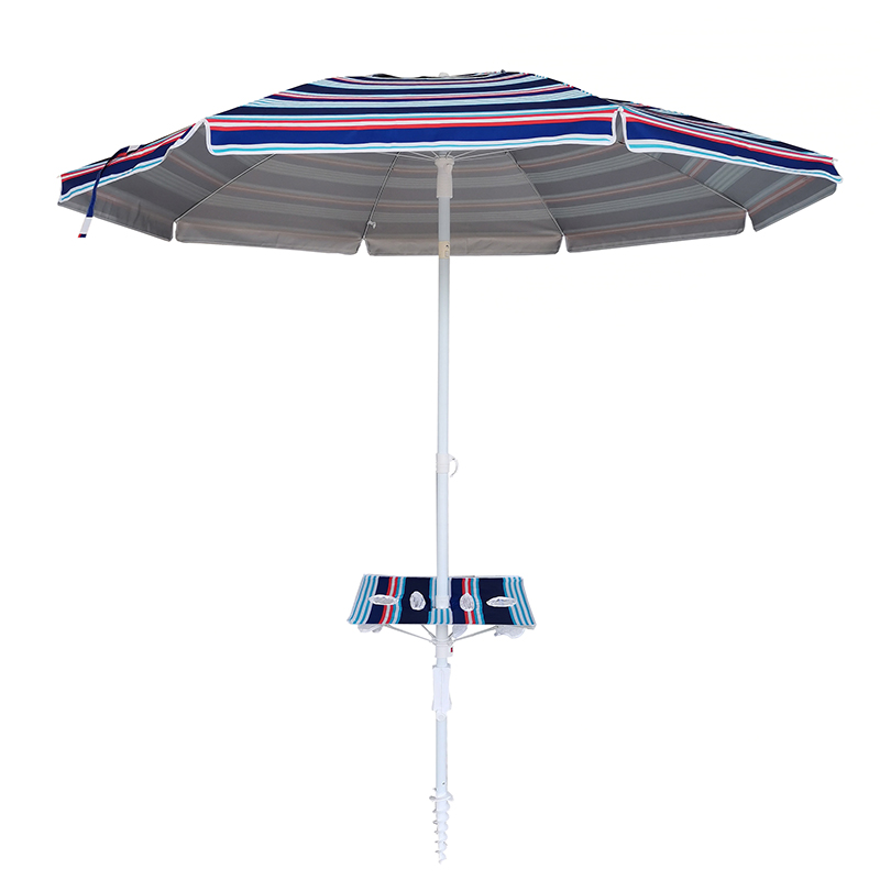 Parasol Pantai Aluminium Tiltable dengan Anchor BU1928-2