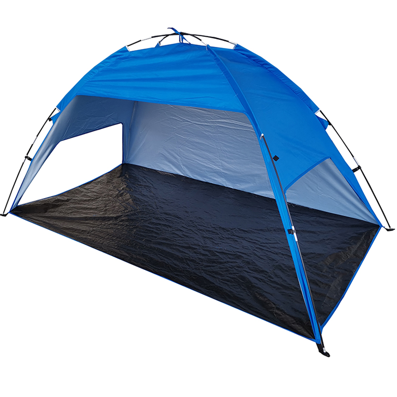 180T Nylon Double Outdoor UV50+ Sunscreen Windproof Beach Hut TN1906-3 dengan PE