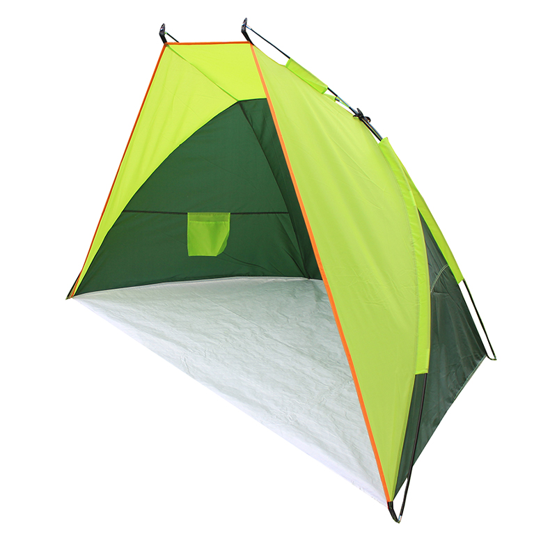 230x130x135cm185t Nylon tahan air tahan air Teas Bangunan cepat ganda ringan Kabin pantai luar ruangan TN1906