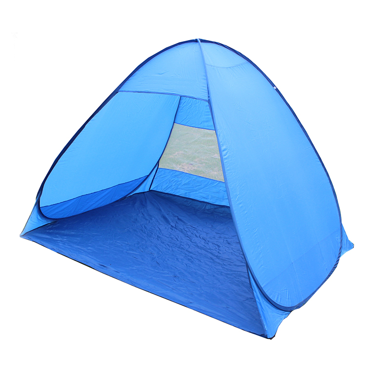 180T Nylon UV50+ Outdoor Camping Essential Sunscreen dan Windproof Double Pop-Up Beach Tent TN1911-4