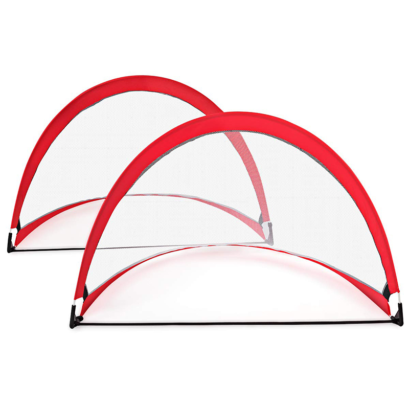 120x80x80cm Portable Outdoor Pop-Up Soccer Gol 2pcs/Set TN1924